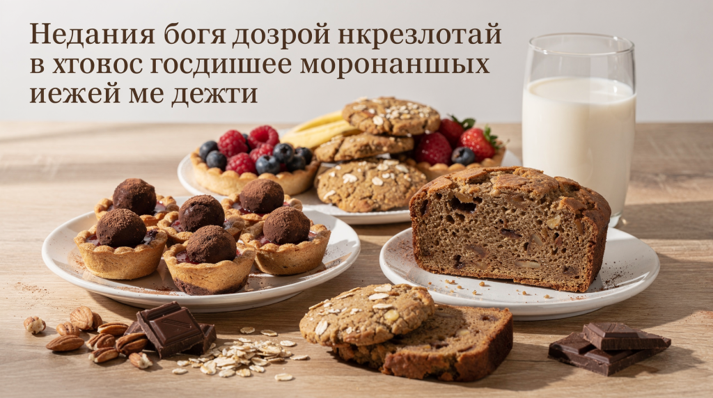 Веганские десерты без сложных ингредиентов