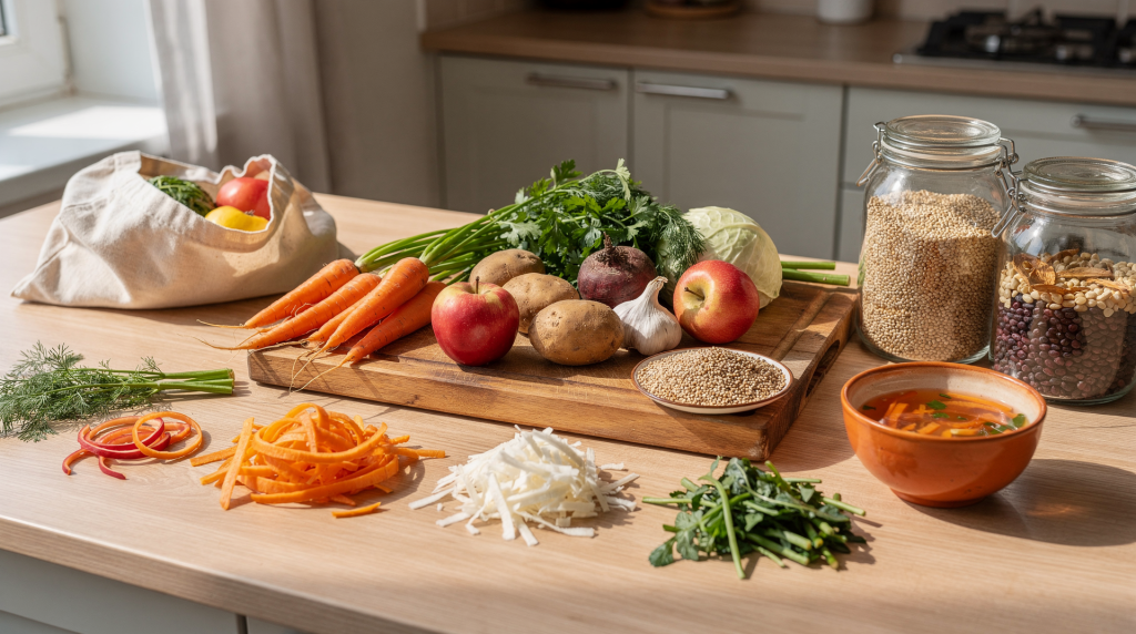 Zero waste на веганской кухне: как использовать весь продукт